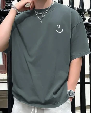Manfinity Homme Men Expression Print Drop Shoulder Tee (free size)