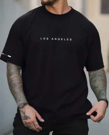 Manfinity Homme Men's Casual Short Sleeve Tshirt With Text Print, Round Neck (free size)