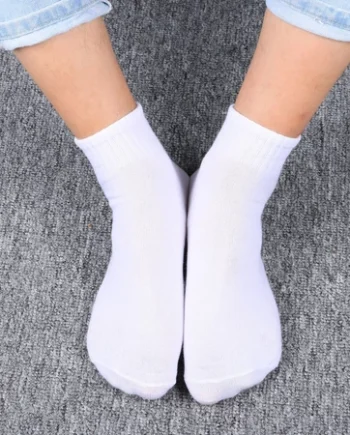  Casual & Sporty Unisex Cotton Mid-Crew Socks