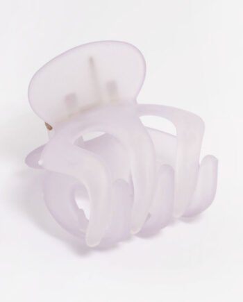 Lilac Three Prong Mini Hair Claw Clip